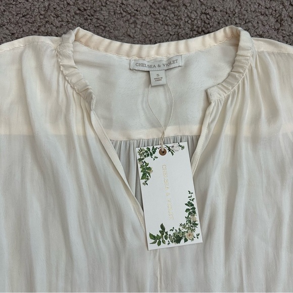 Chelsea & Violet Shirt Womens Size S Long Sleeve Blouse Top - Picture 8 of 11